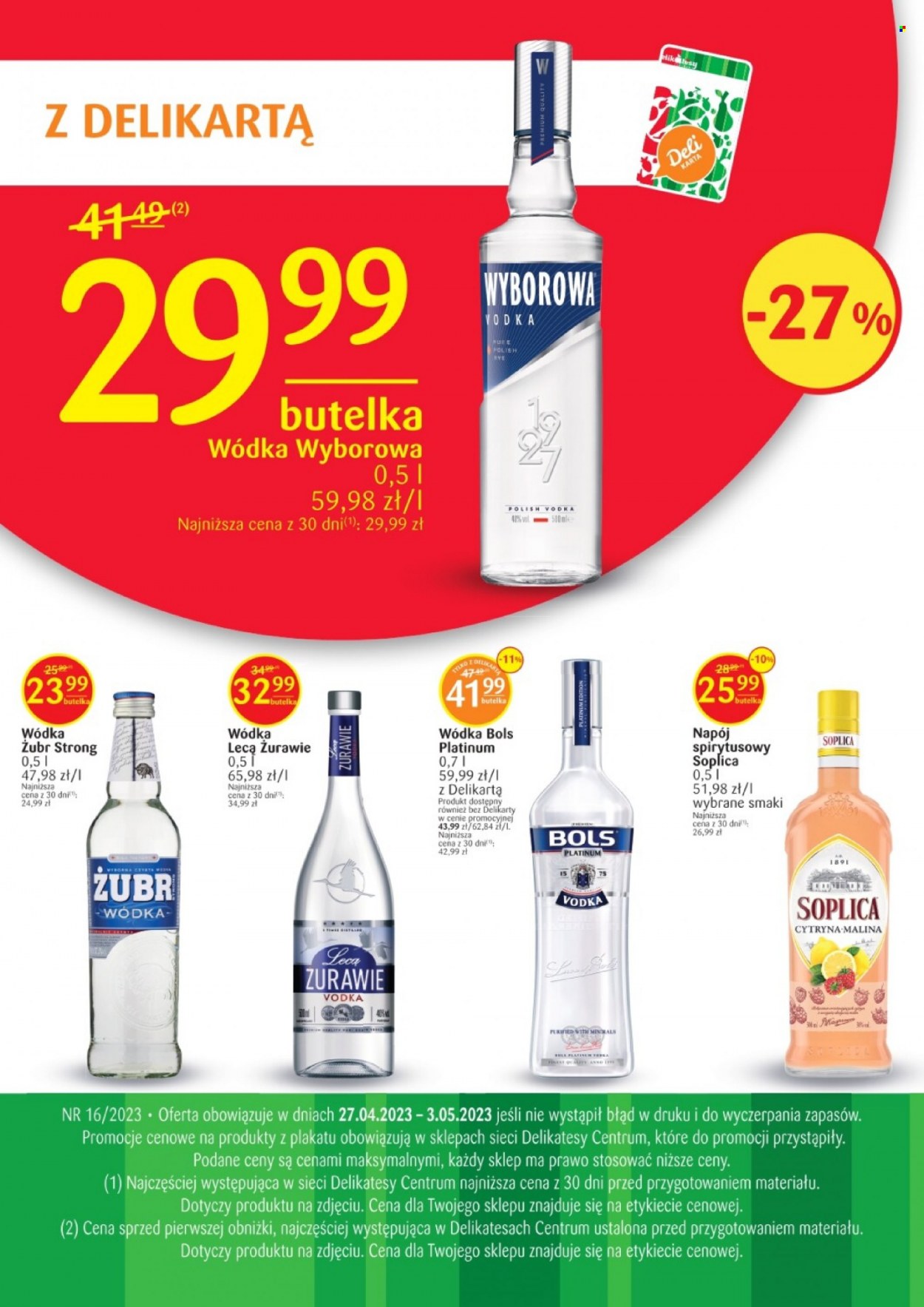 Gazetka Delikatesy Centrum - 27.04.2023 - 3.05.2023. Strona 1