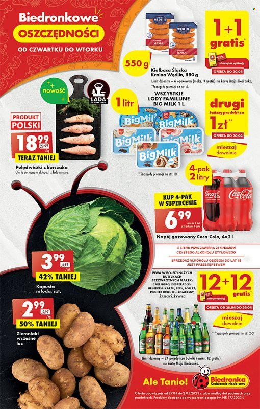 Gazetka Biedronka - 27.04.2023 - 2.05.2023. Strona 1