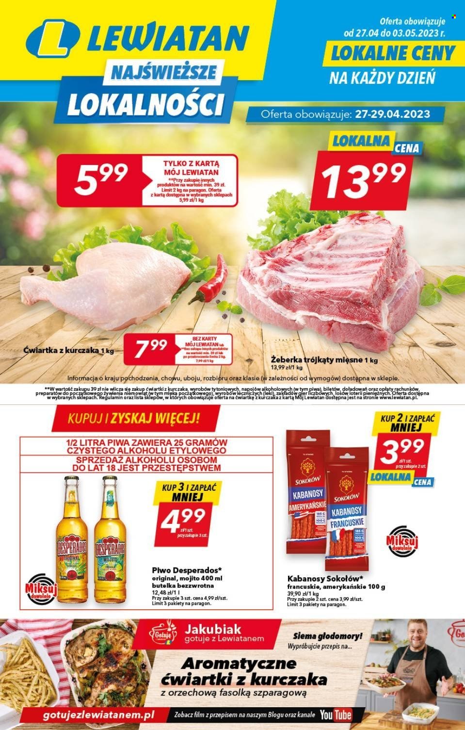 Gazetka Lewiatan - 27.04.2023 - 3.05.2023. Strona 1