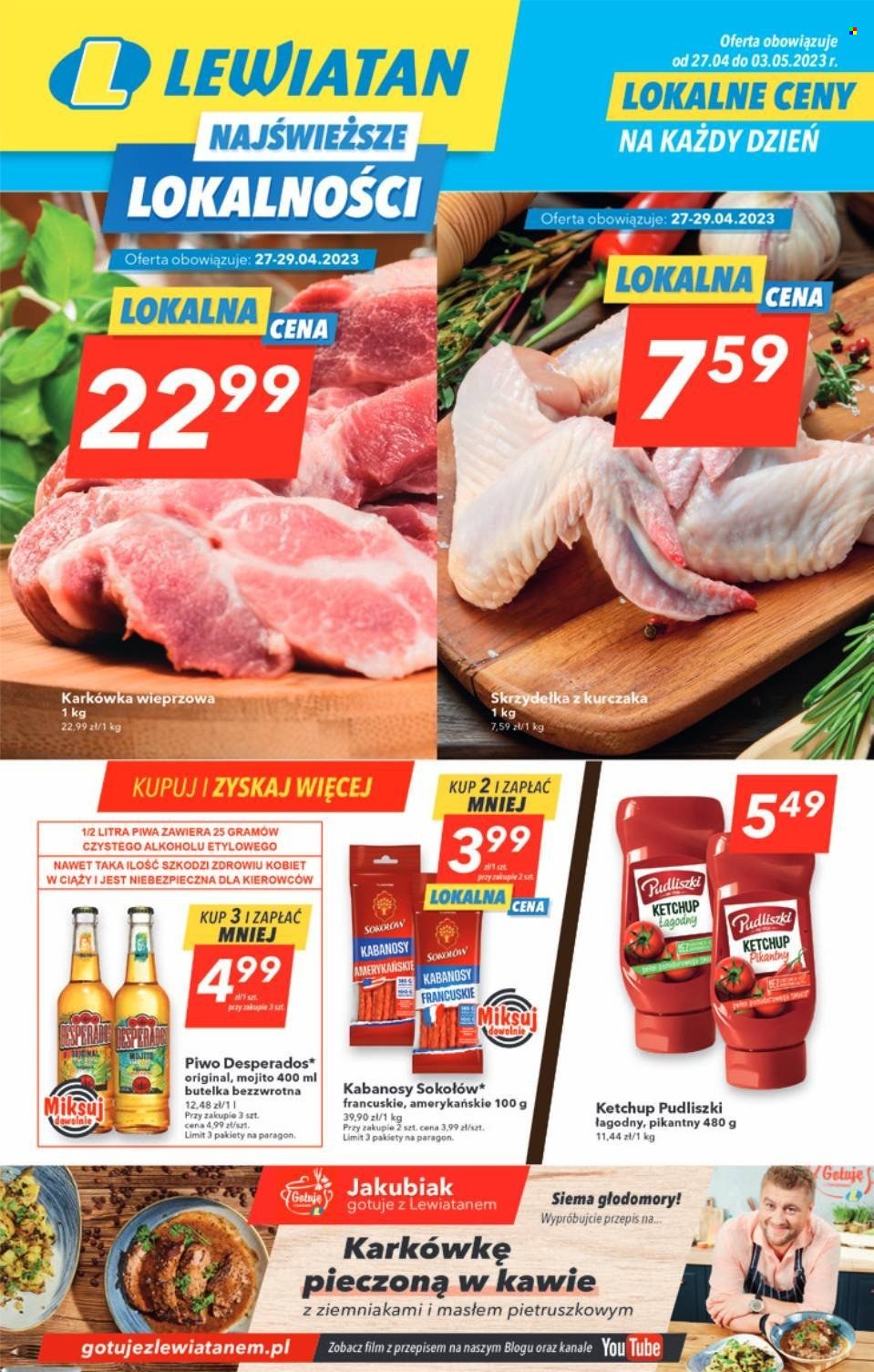 Gazetka Lewiatan - 27.04.2023 - 3.05.2023. Strona 1