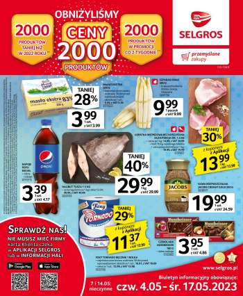 Gazetka Selgros - 4.05.2023 - 17.05.2023.