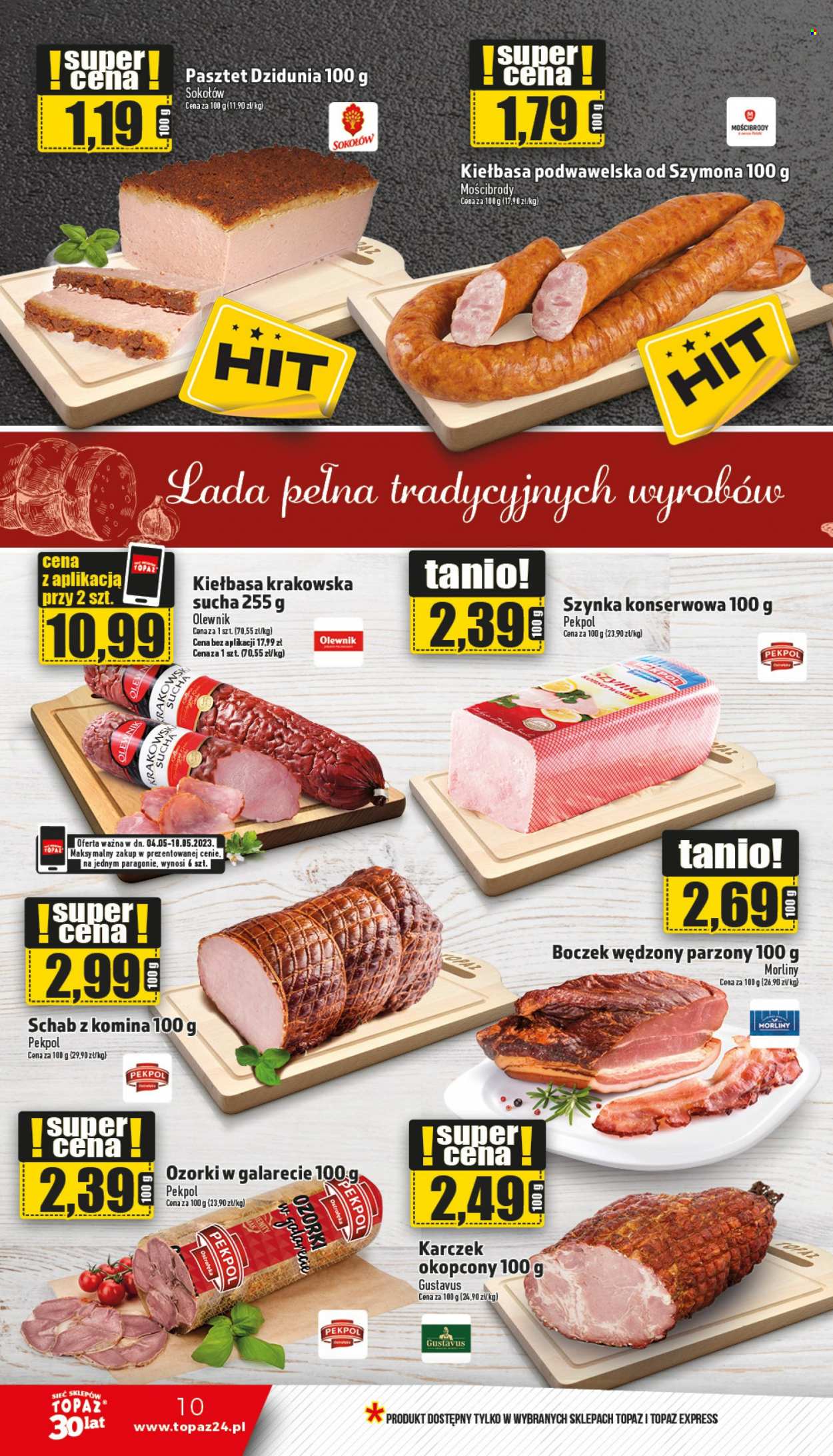 Gazetka Topaz - 4.05.2023 - 10.05.2023. Strona 10