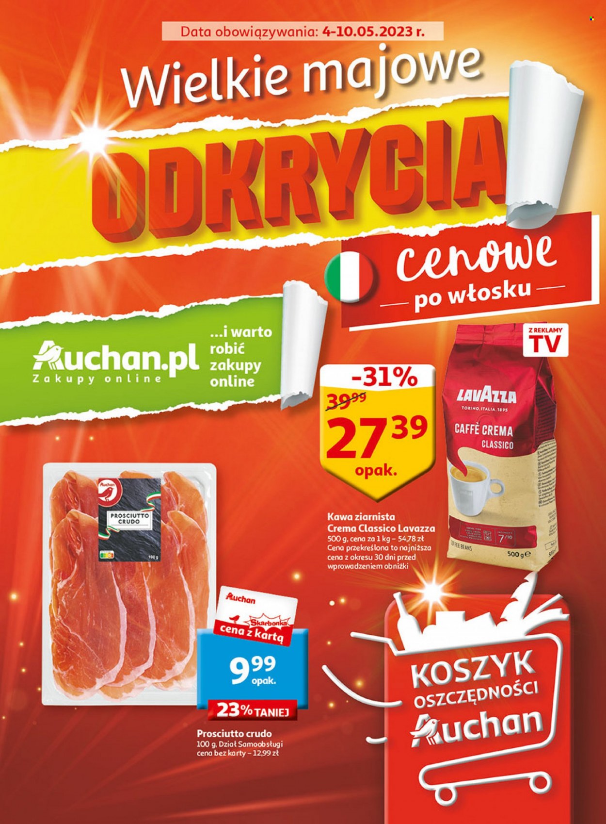 Gazetka Auchan - 4.05.2023 - 10.05.2023. Strona 1