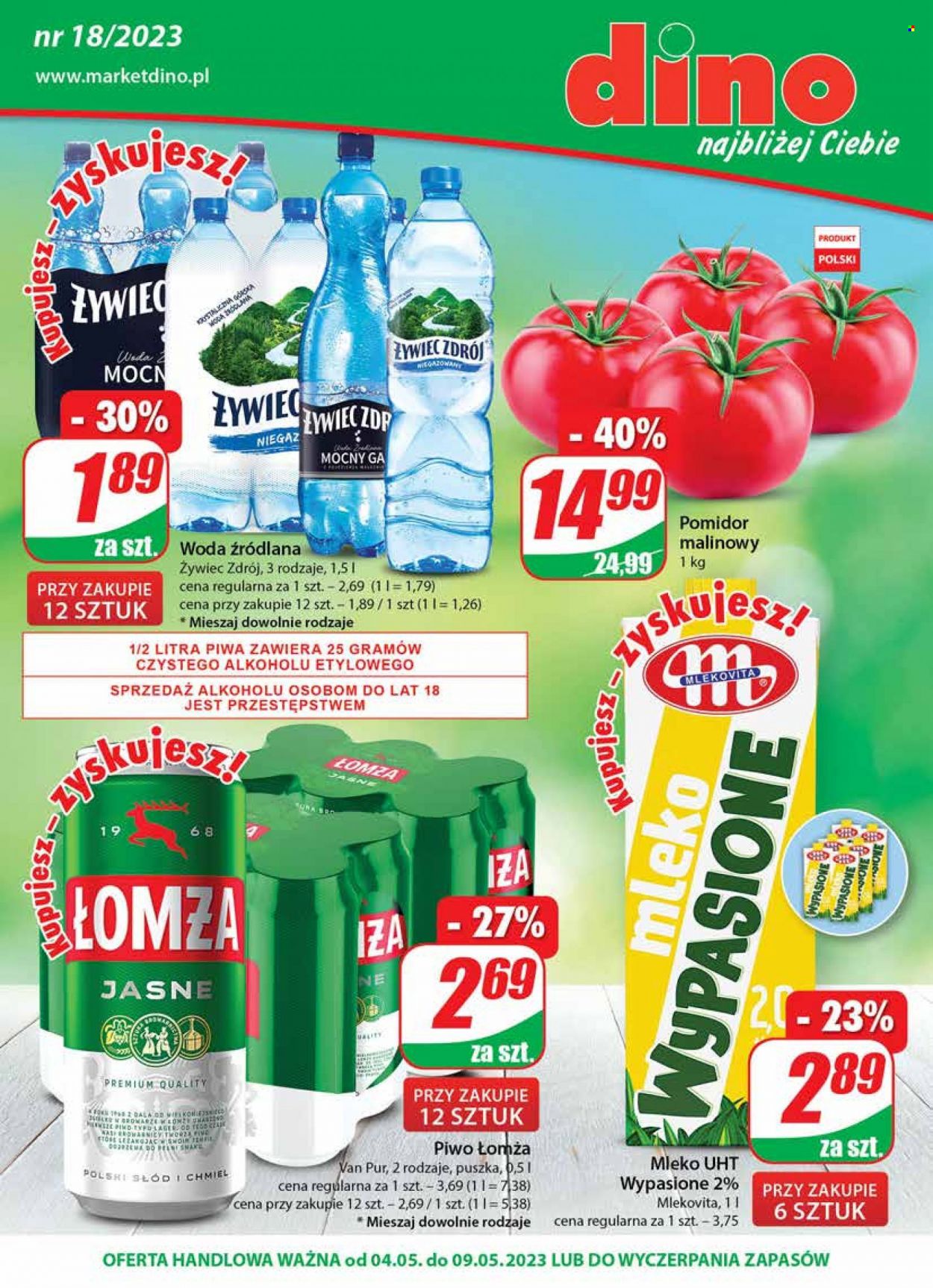 Gazetka Dino - 4.05.2023 - 9.05.2023. Strona 1