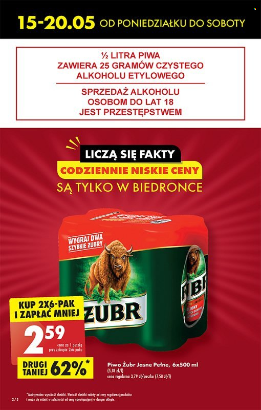 Gazetka Biedronka - 15.05.2023 - 20.05.2023. Strona 2