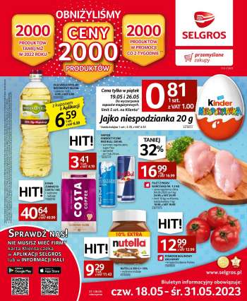 Gazetka Selgros - 18.05.2023 - 31.05.2023.
