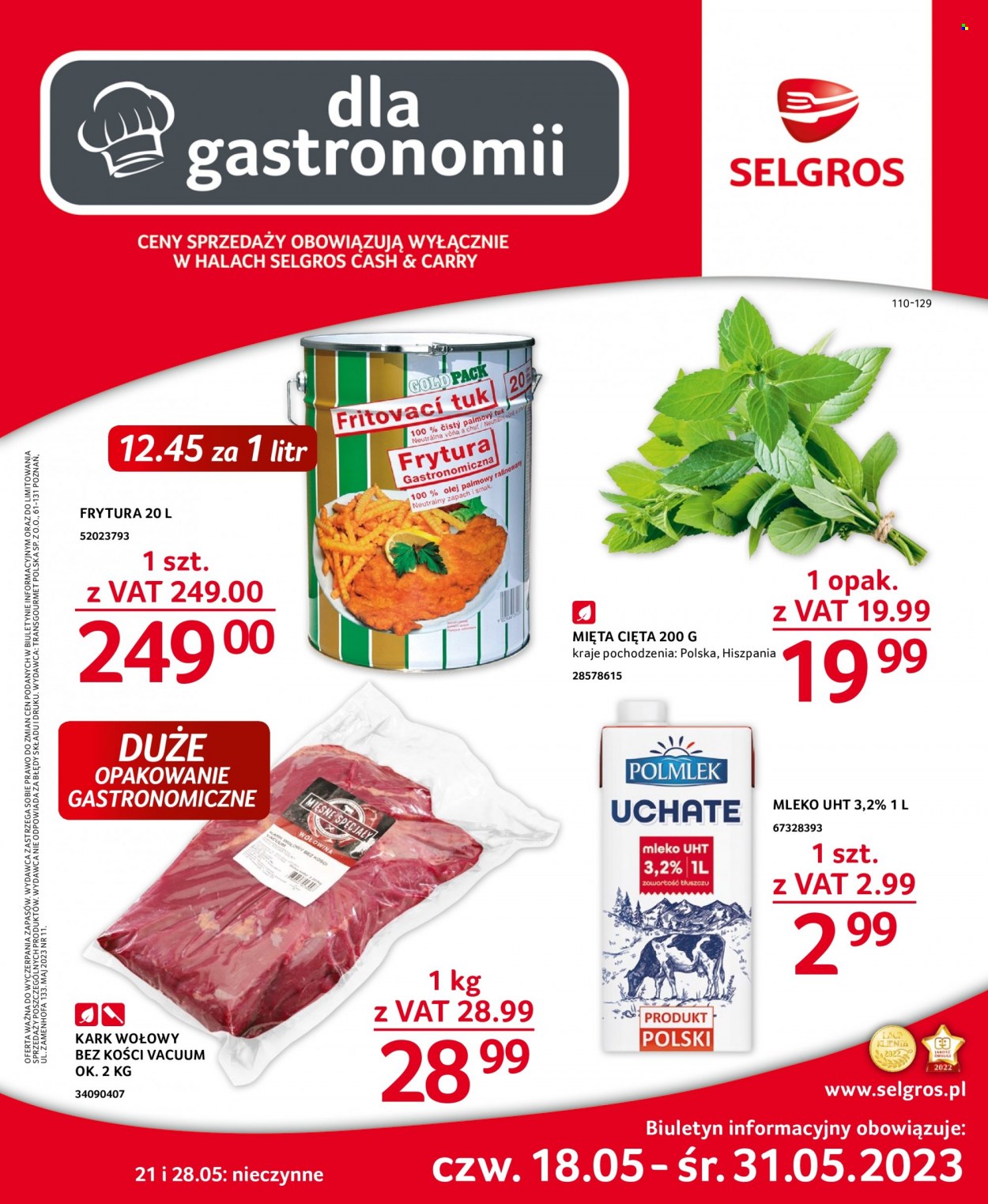 Gazetka Selgros - 18.05.2023 - 31.05.2023. Strona 1