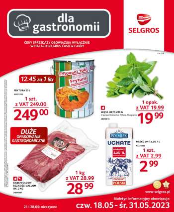 Gazetka Selgros - 18.05.2023 - 31.05.2023.