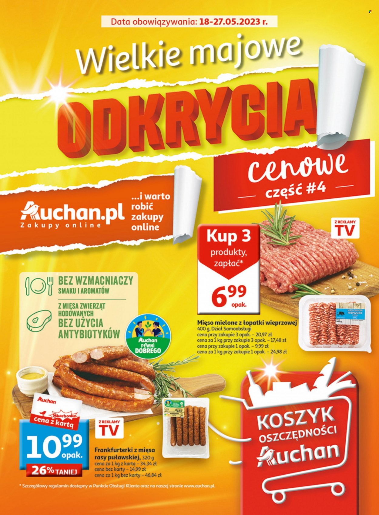Gazetka Auchan - 18.05.2023 - 27.05.2023. Strona 1