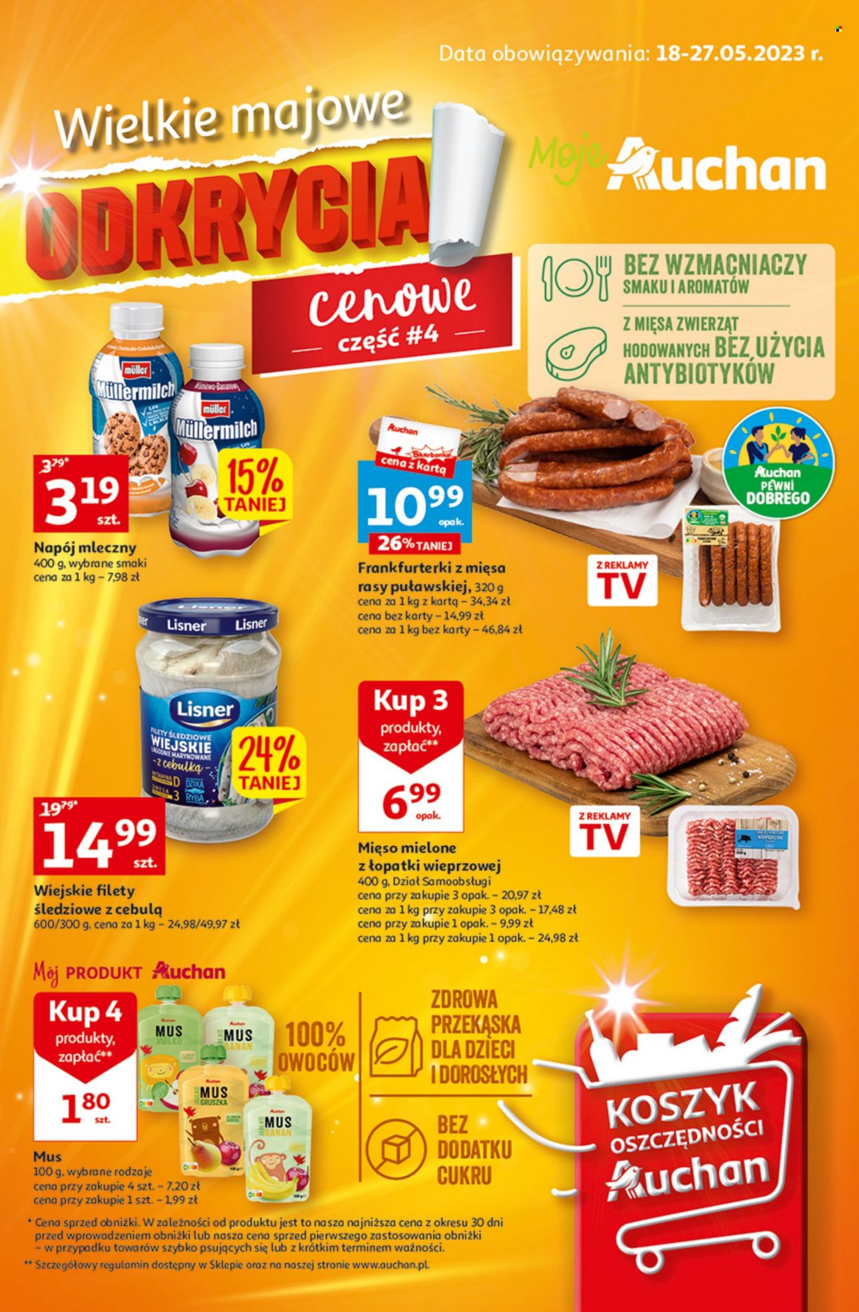 Gazetka Auchan - 18.05.2023 - 27.05.2023. Strona 1