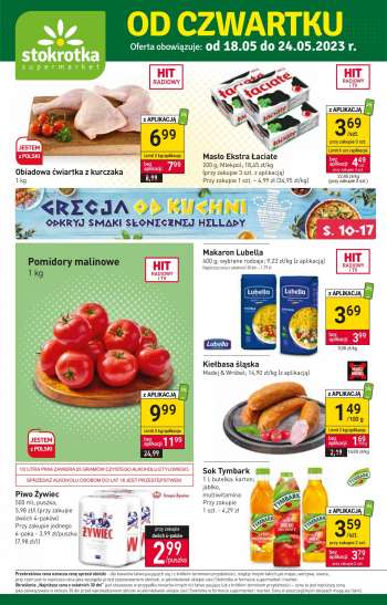 Gazetka Stokrotka Supermarket - 18.05.2023 - 24.05.2023.