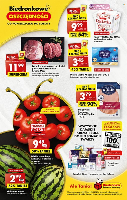 Gazetka Biedronka - 22.05.2023 - 27.05.2023. Strona 1