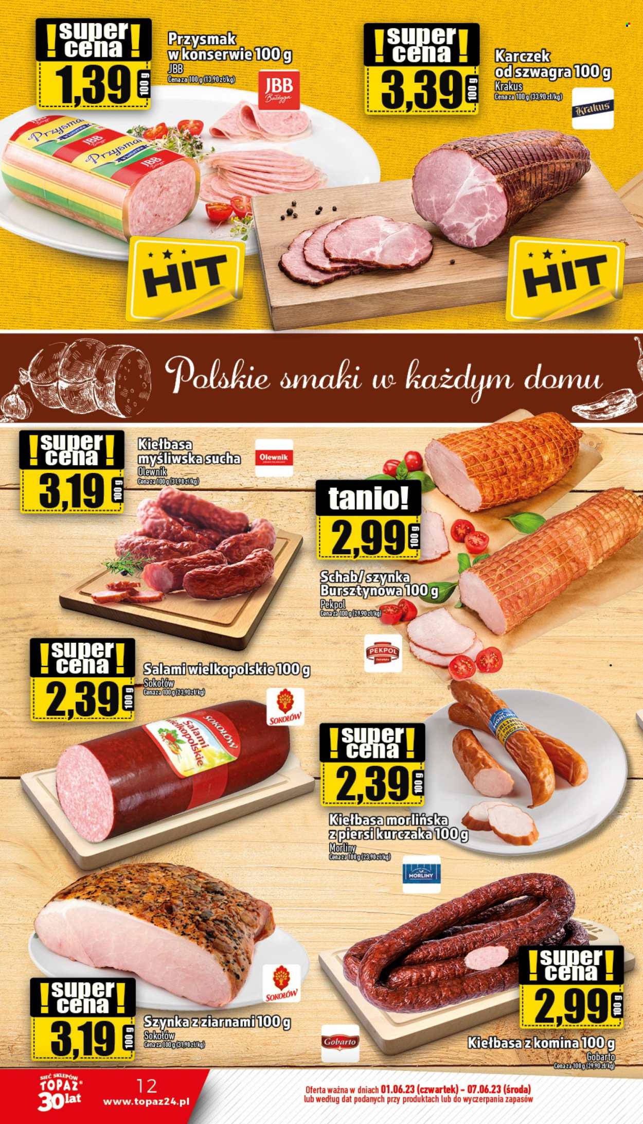 Gazetka Topaz - 1.06.2023 - 7.06.2023. Strona 12