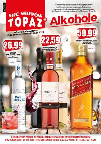 Gazetka Topaz - 1.06.2023 - 30.06.2023.