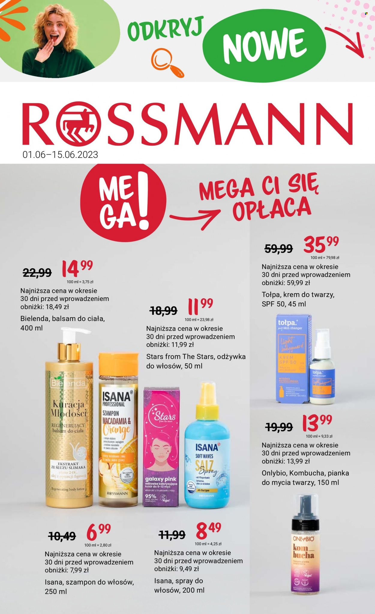 Gazetka Rossmann - 1.06.2023 - 15.06.2023. Strona 1