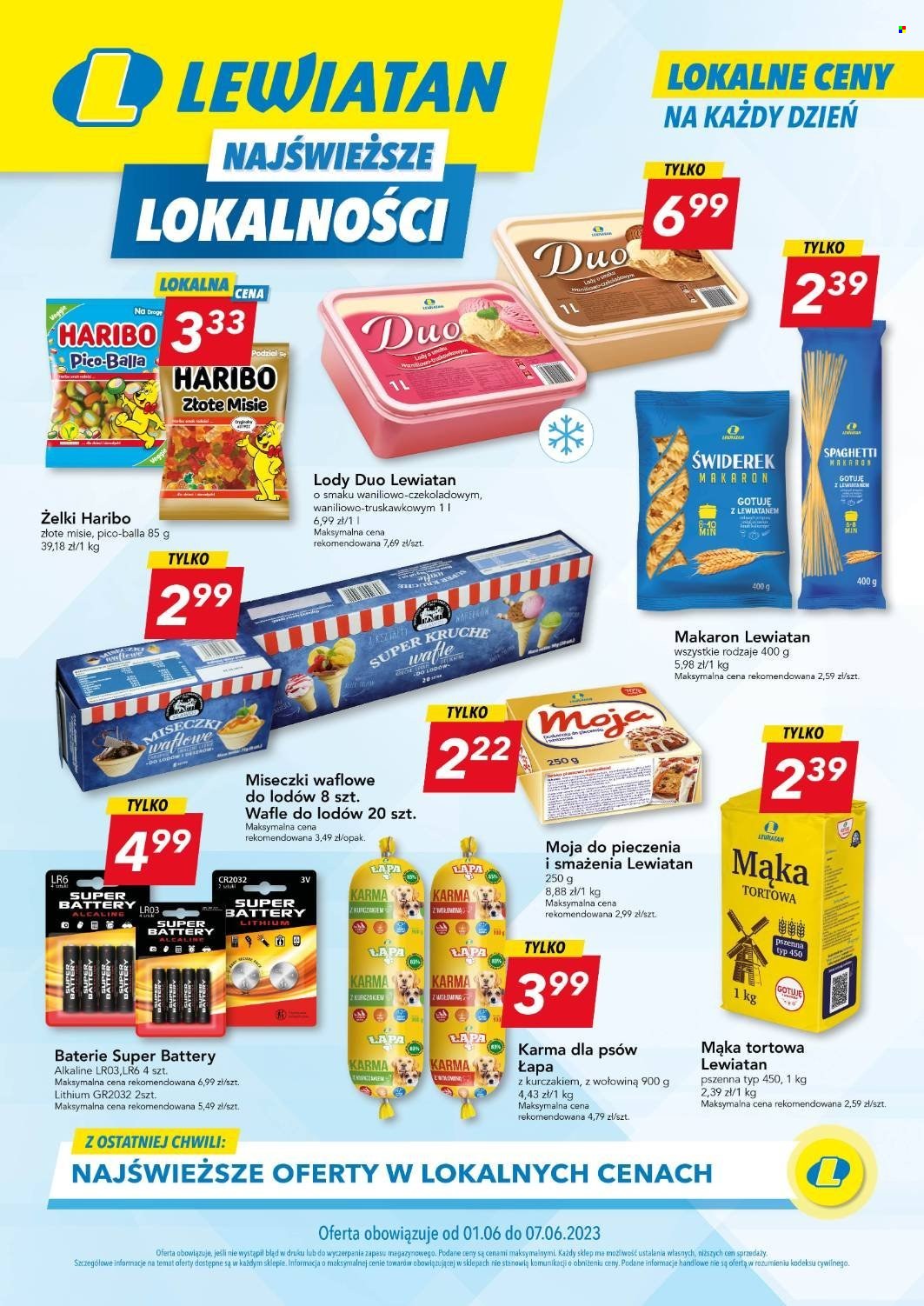 Gazetka Lewiatan - 1.06.2023 - 7.06.2023. Strona 1