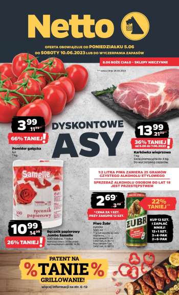 Gazetka Netto - 5.06.2023 - 10.06.2023.