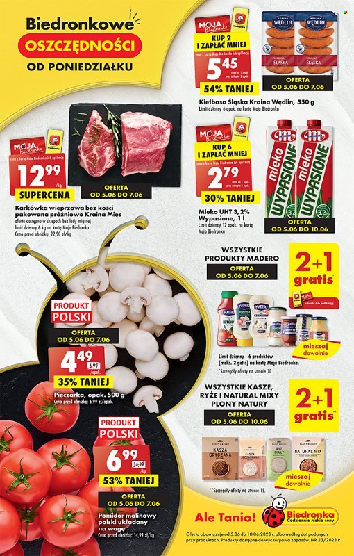 Gazetka Biedronka - 5.06.2023 - 10.06.2023. Strona 1
