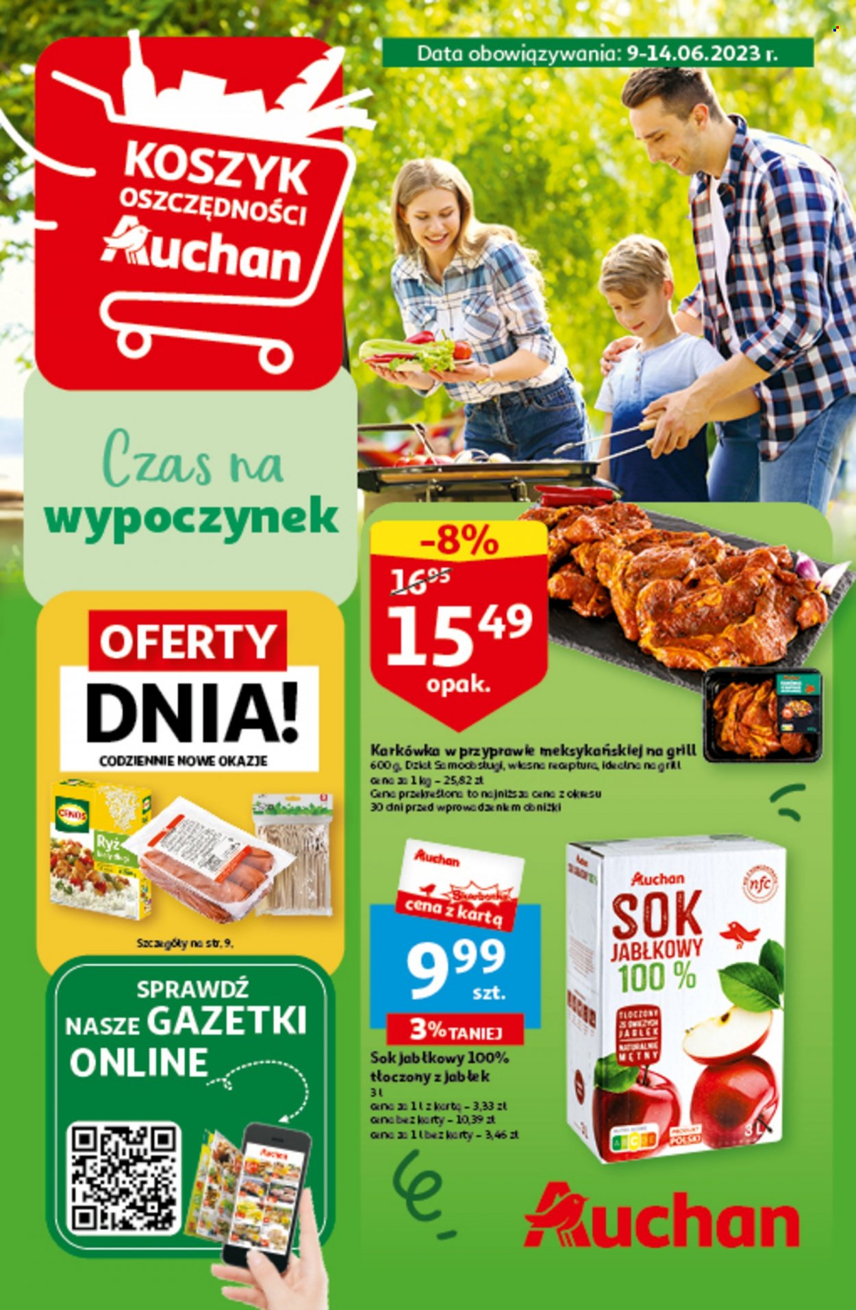 Gazetka Auchan - 9.06.2023 - 14.06.2023. Strona 1