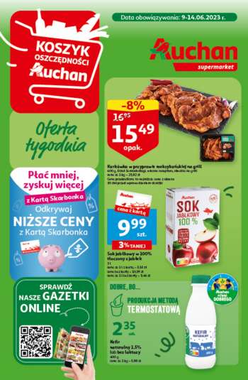 Gazetka Auchan - 9.06.2023 - 14.06.2023.