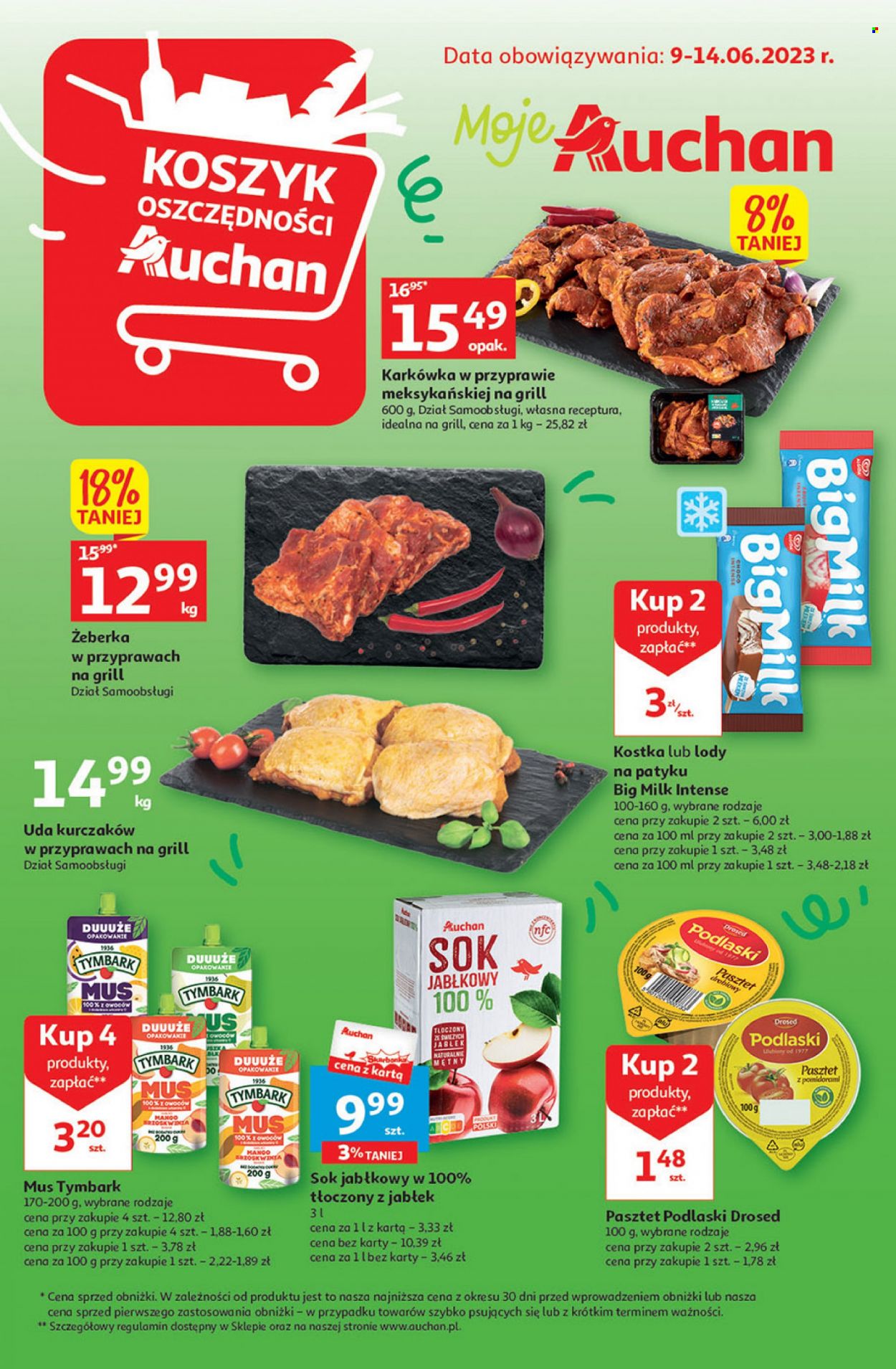 Gazetka Auchan - 9.06.2023 - 14.06.2023. Strona 1