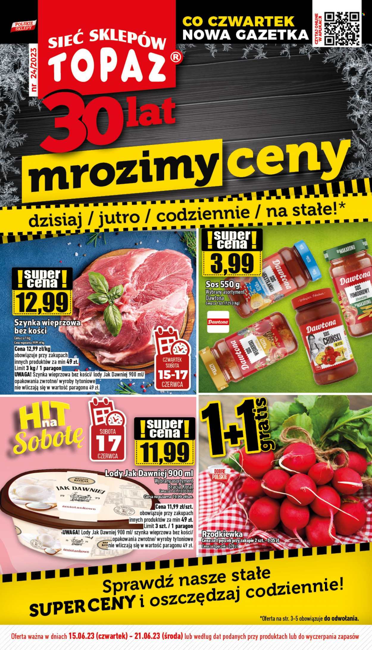 Gazetka Topaz - 15.06.2023 - 21.06.2023. Strona 1