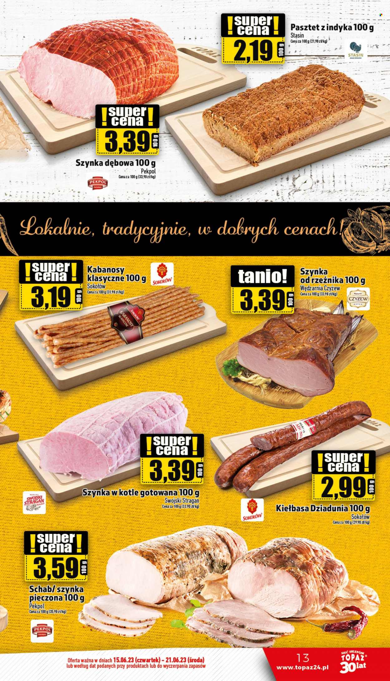 Gazetka Topaz - 15.06.2023 - 21.06.2023. Strona 13