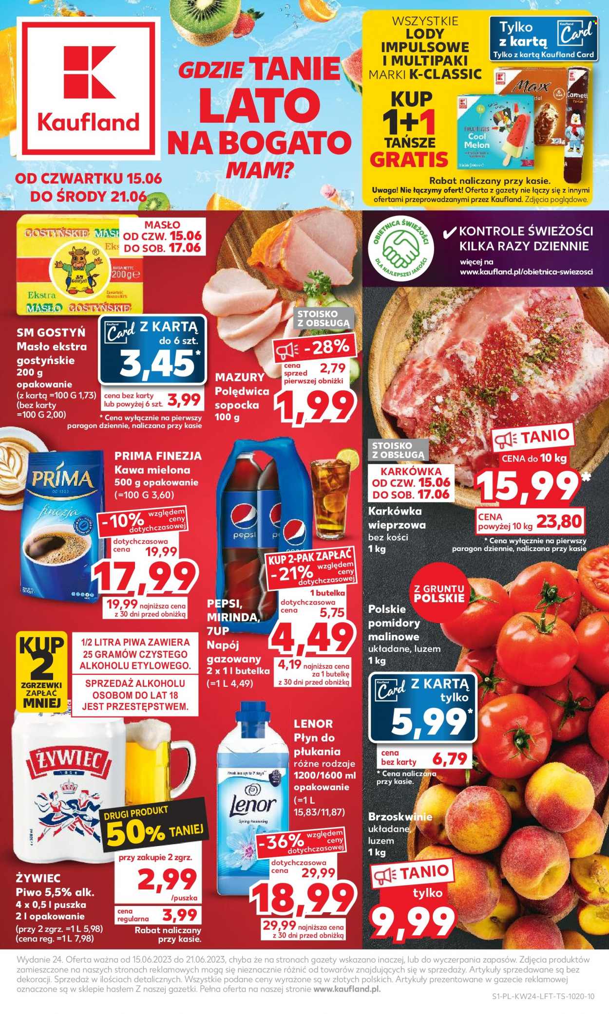 Gazetka Kaufland - 15.06.2023 - 21.06.2023. Strona 1