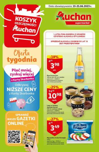 Gazetka Auchan - 15.06.2023 - 21.06.2023.