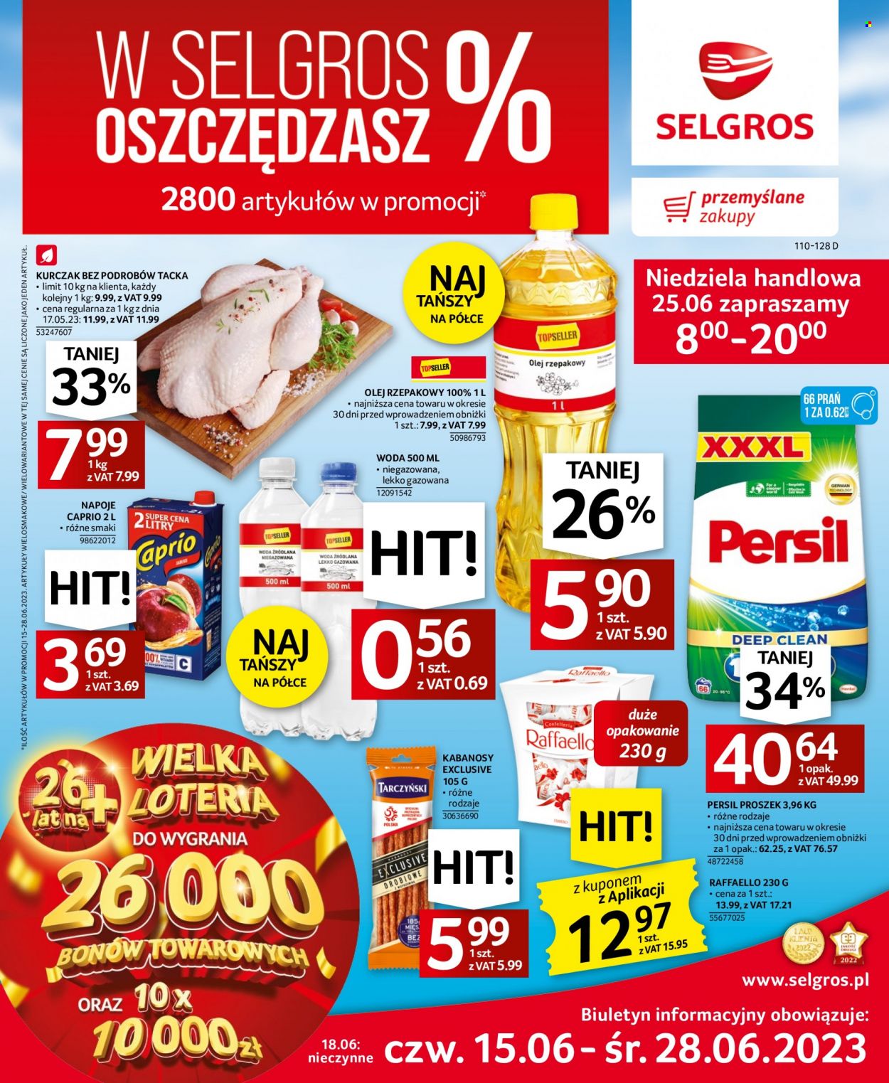 Gazetka Selgros - 15.06.2023 - 28.06.2023. Strona 1