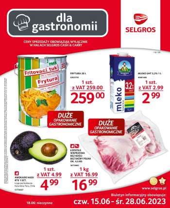 Gazetka Selgros - 15.06.2023 - 28.06.2023.