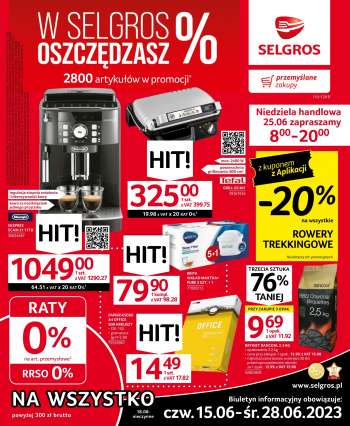 Gazetka Selgros - 15.06.2023 - 28.06.2023.