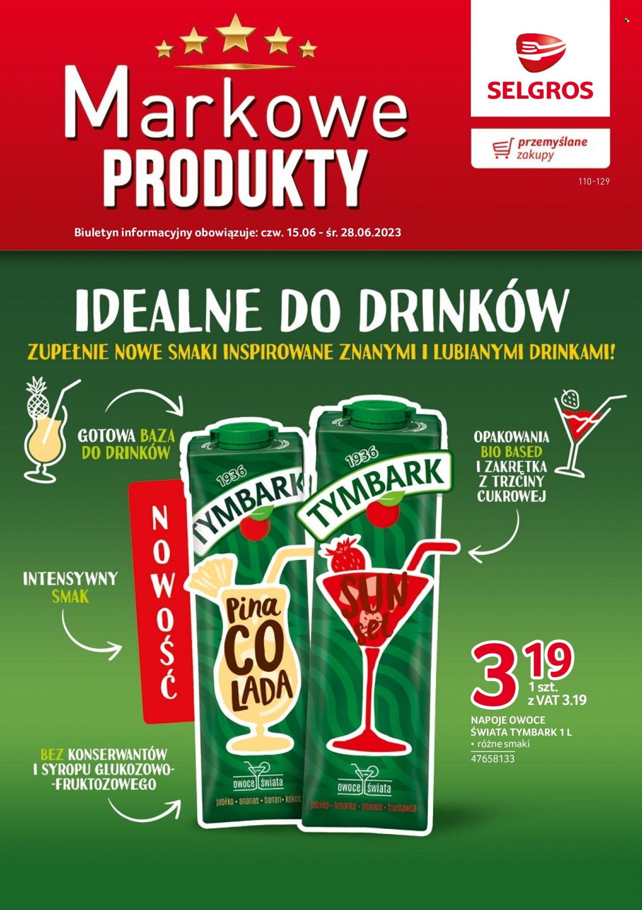 Gazetka Selgros - 15.06.2023 - 28.06.2023. Strona 1