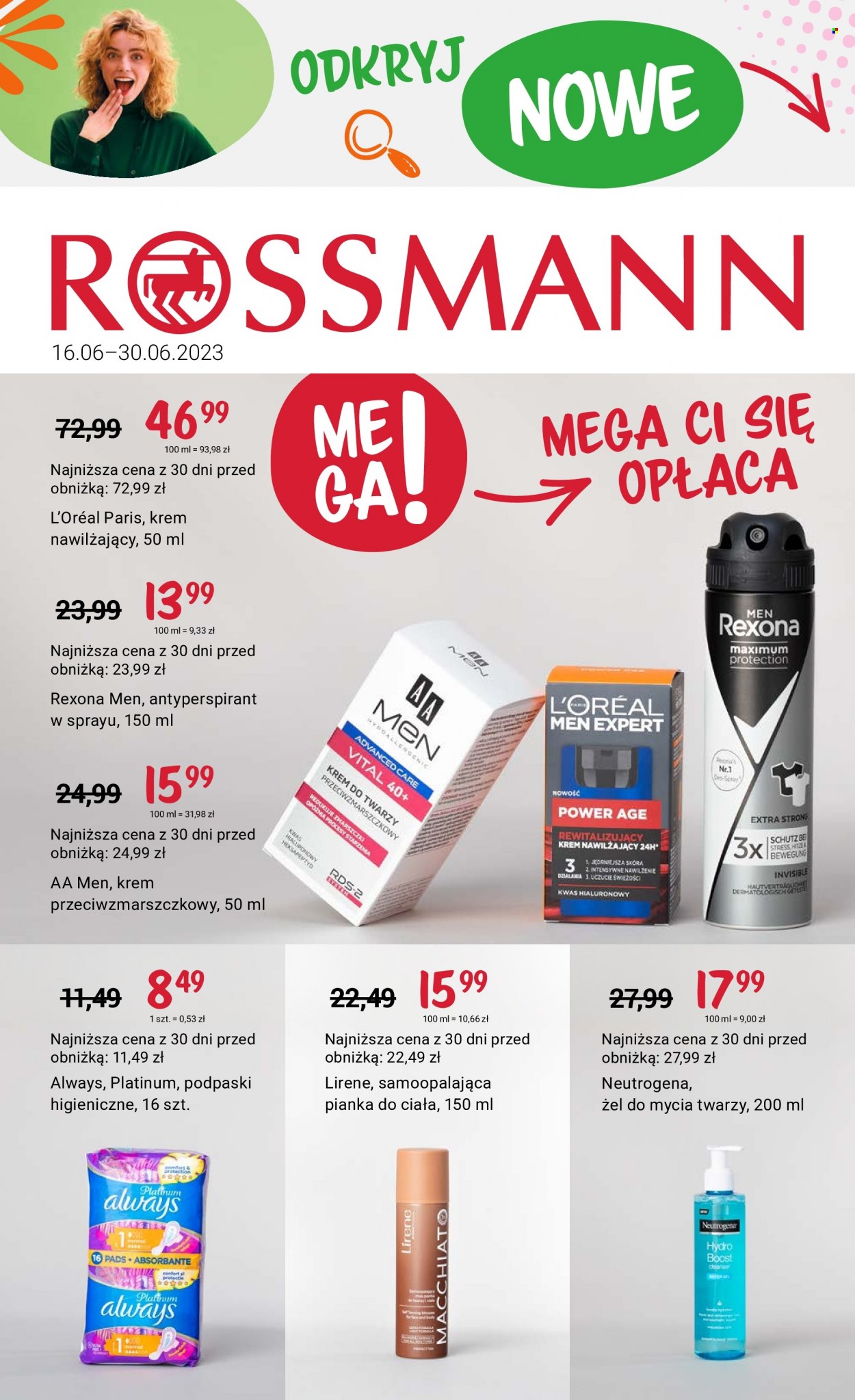 Gazetka Rossmann - 16.06.2023 - 30.06.2023. Strona 1