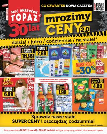 Gazetka Topaz - 22.06.2023 - 28.06.2023.