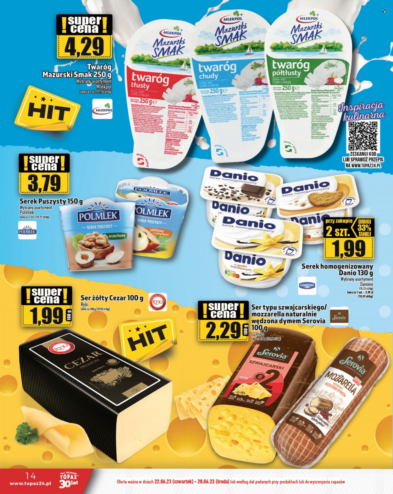 Gazetka Topaz - 22.06.2023 - 28.06.2023. Strona 14