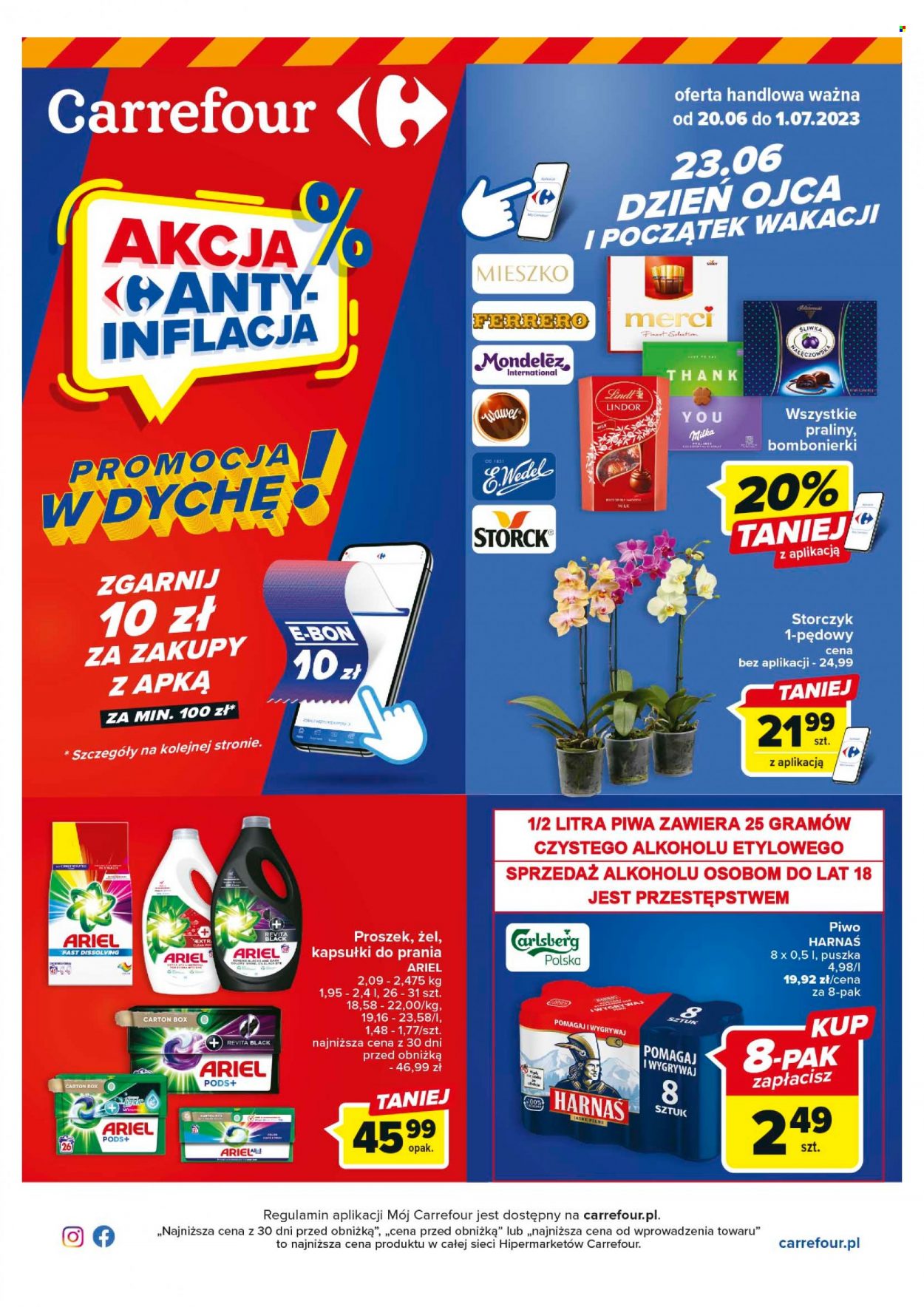 Gazetka Carrefour - 20.06.2023 - 1.07.2023. Strona 1