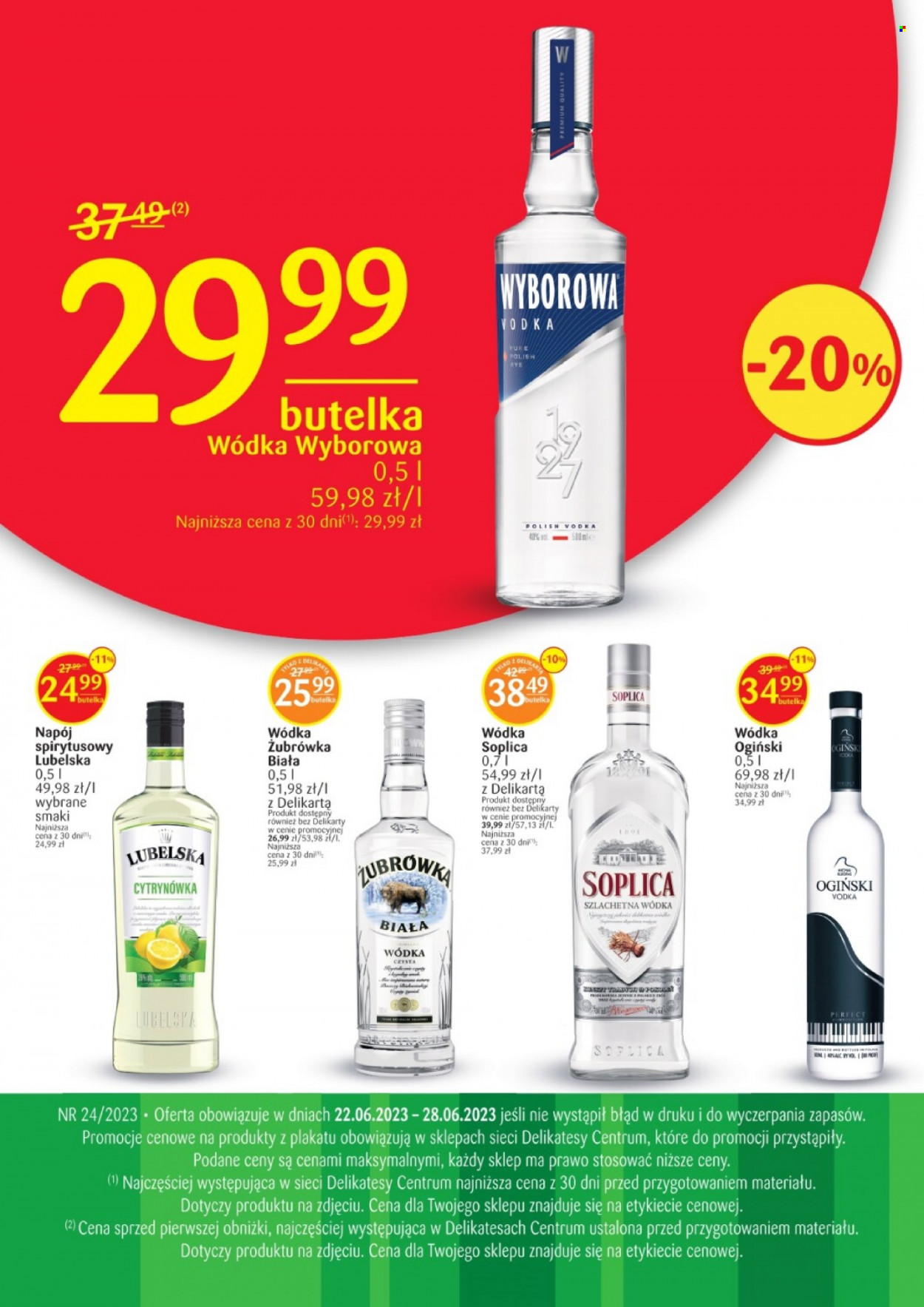 Gazetka Delikatesy Centrum - 22.06.2023 - 28.06.2023. Strona 1