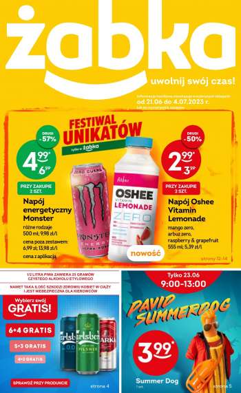 Gazetka Żabka - 21.06.2023 - 4.07.2023.
