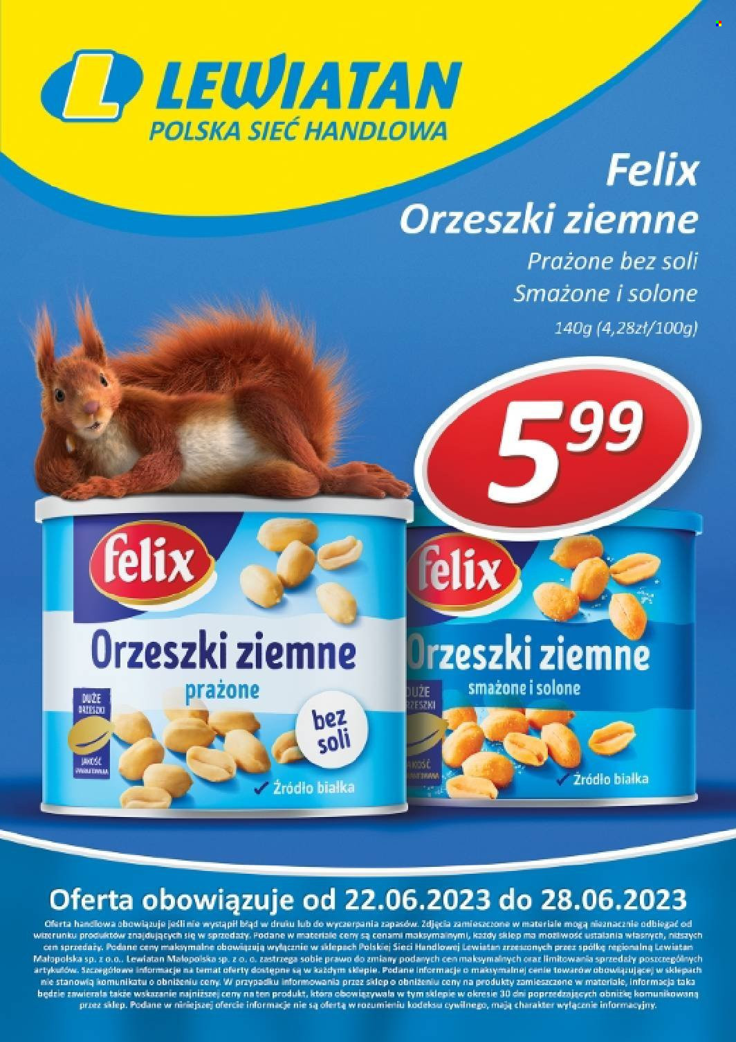 Gazetka Lewiatan - 22.06.2023 - 28.06.2023. Strona 1