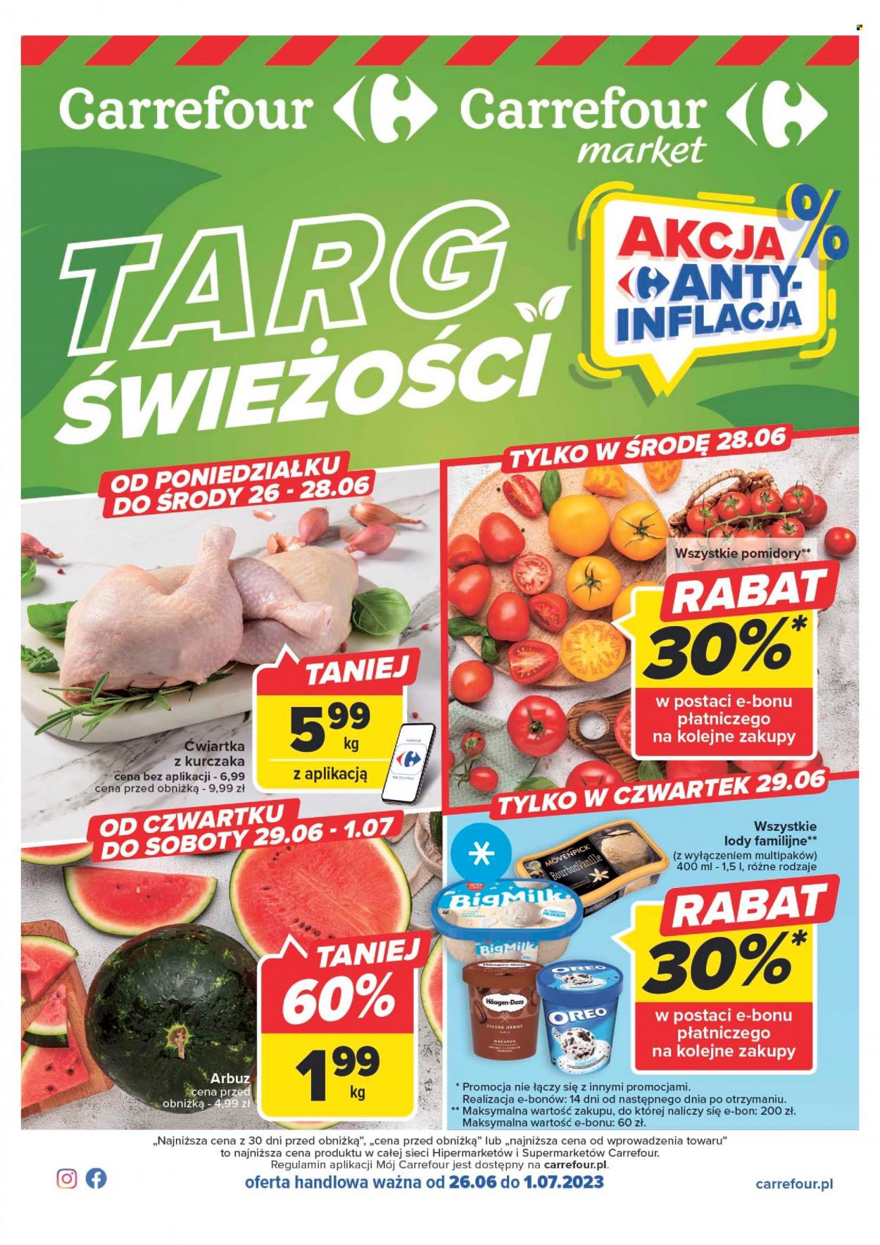 Gazetka Carrefour - 26.06.2023 - 1.07.2023. Strona 1