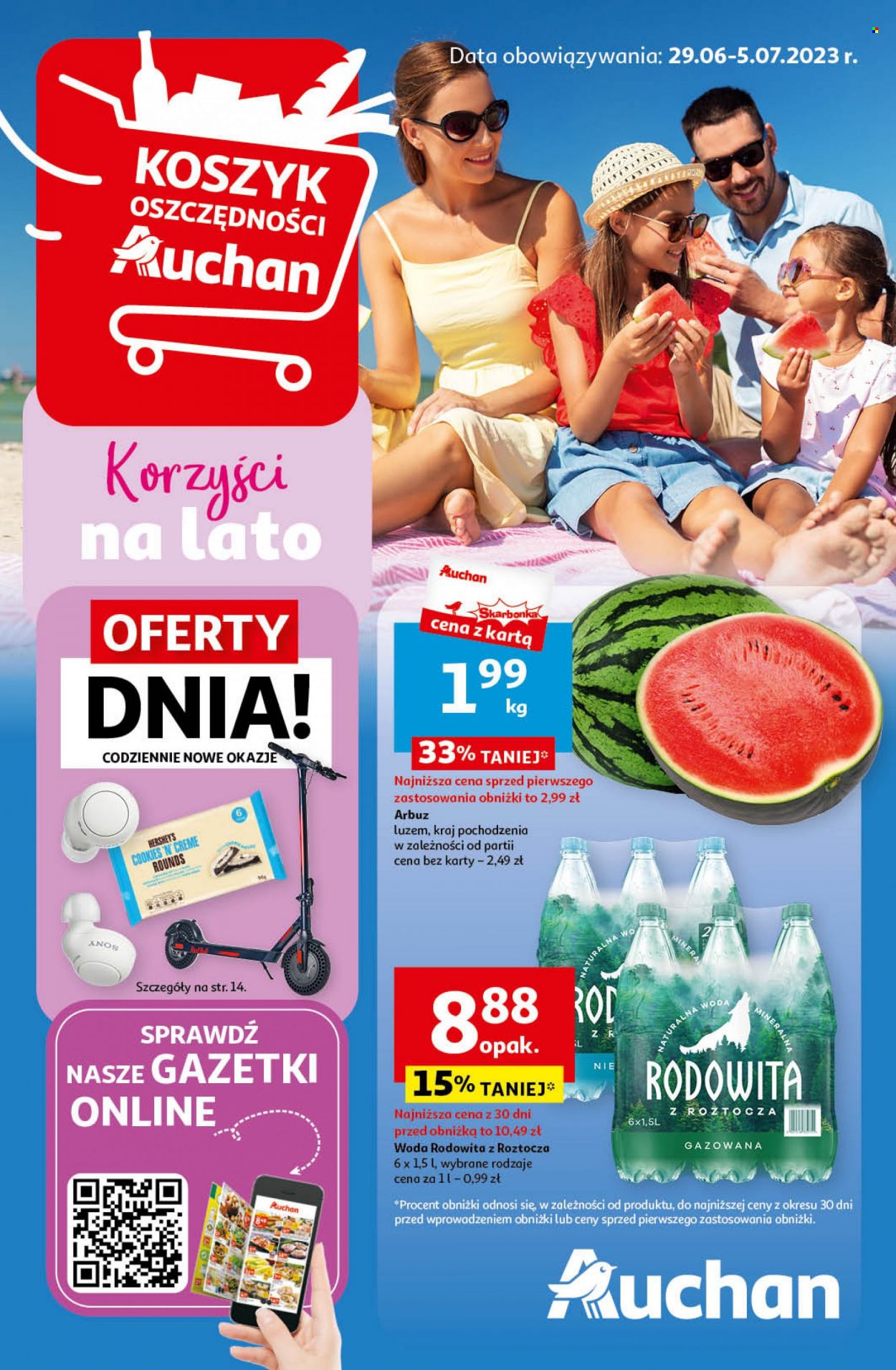 Gazetka Auchan - 29.06.2023 - 5.07.2023. Strona 1