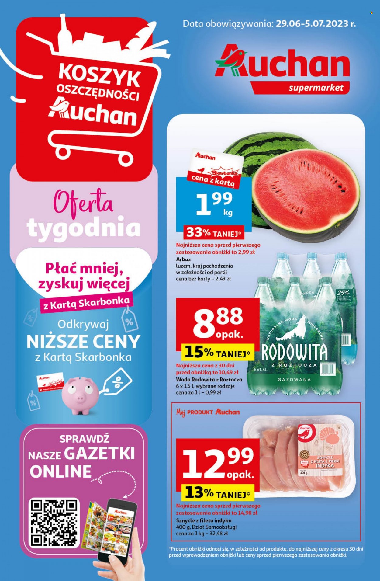 Gazetka Auchan - 29.06.2023 - 5.07.2023. Strona 1