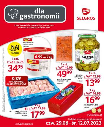 Gazetka Selgros - 29.06.2023 - 12.07.2023.