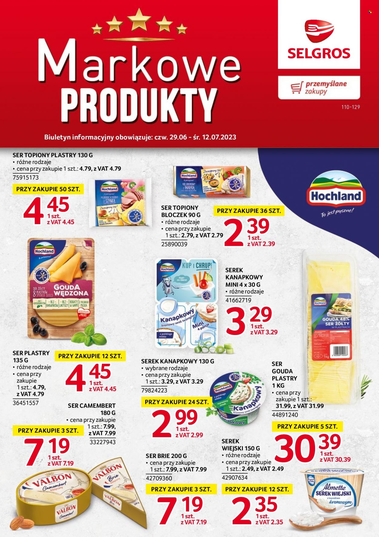 Gazetka Selgros - 29.06.2023 - 12.07.2023. Strona 1