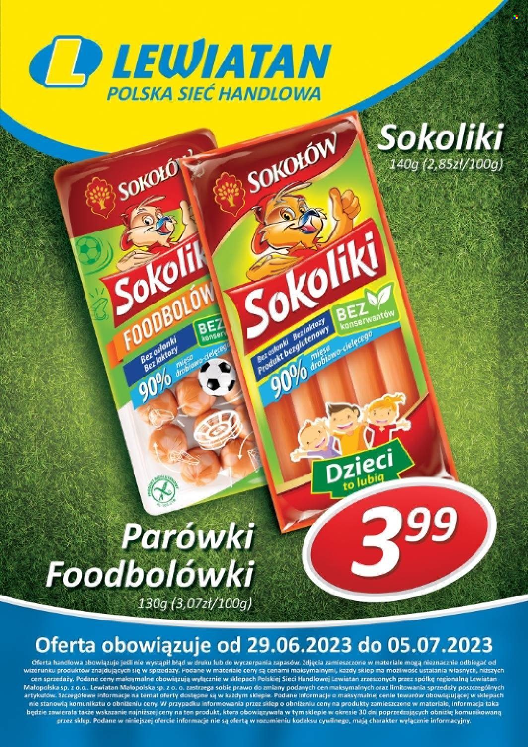 Gazetka Lewiatan - 29.06.2023 - 5.07.2023. Strona 1