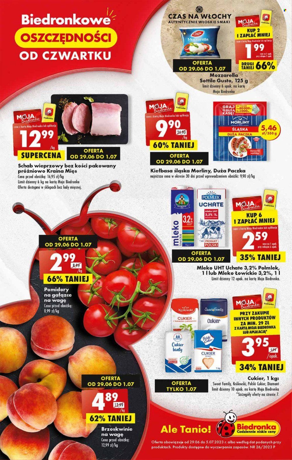 Gazetka Biedronka - 29.06.2023 - 5.07.2023. Strona 1