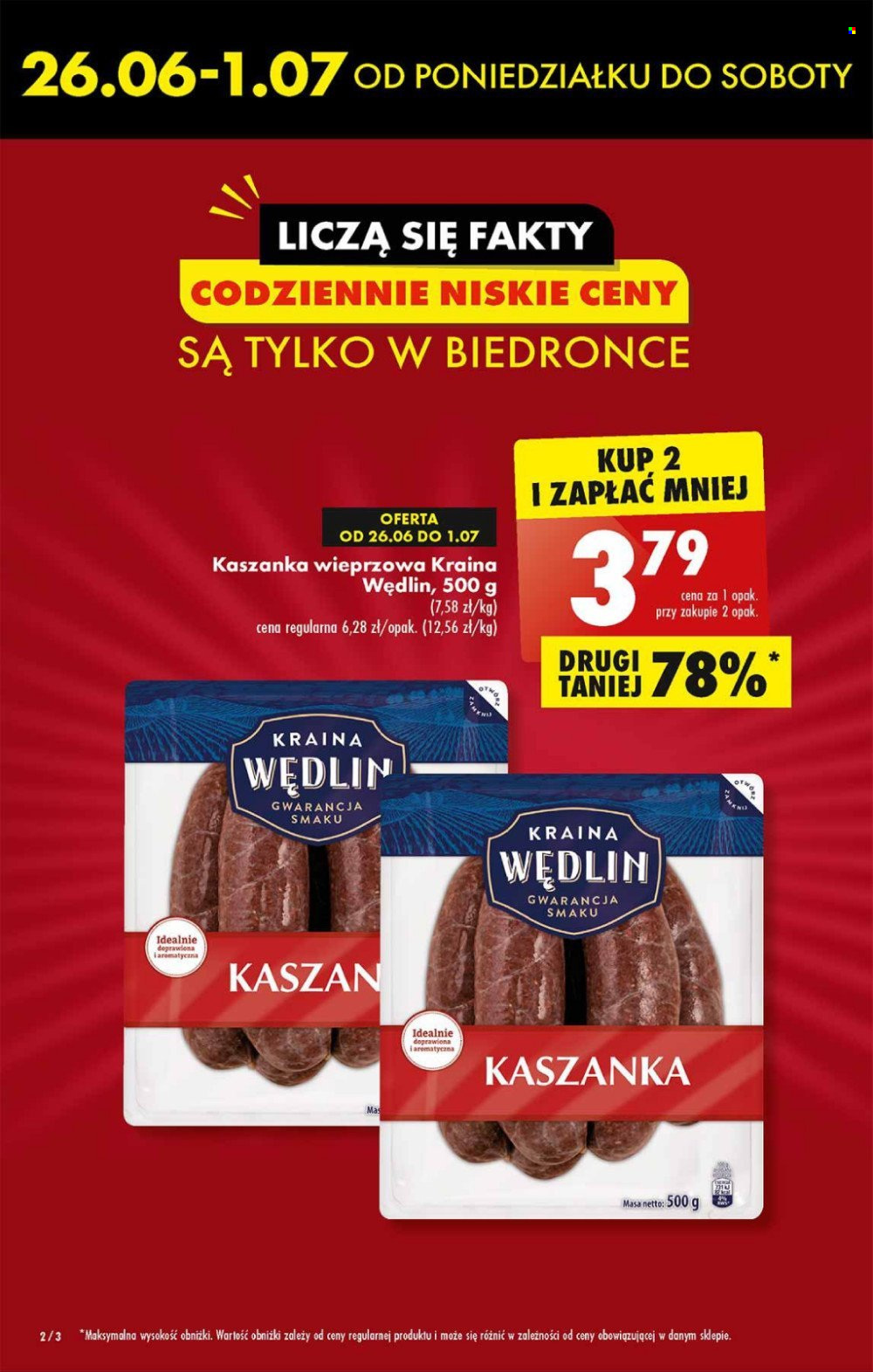 Gazetka Biedronka - 29.06.2023 - 5.07.2023. Strona 2