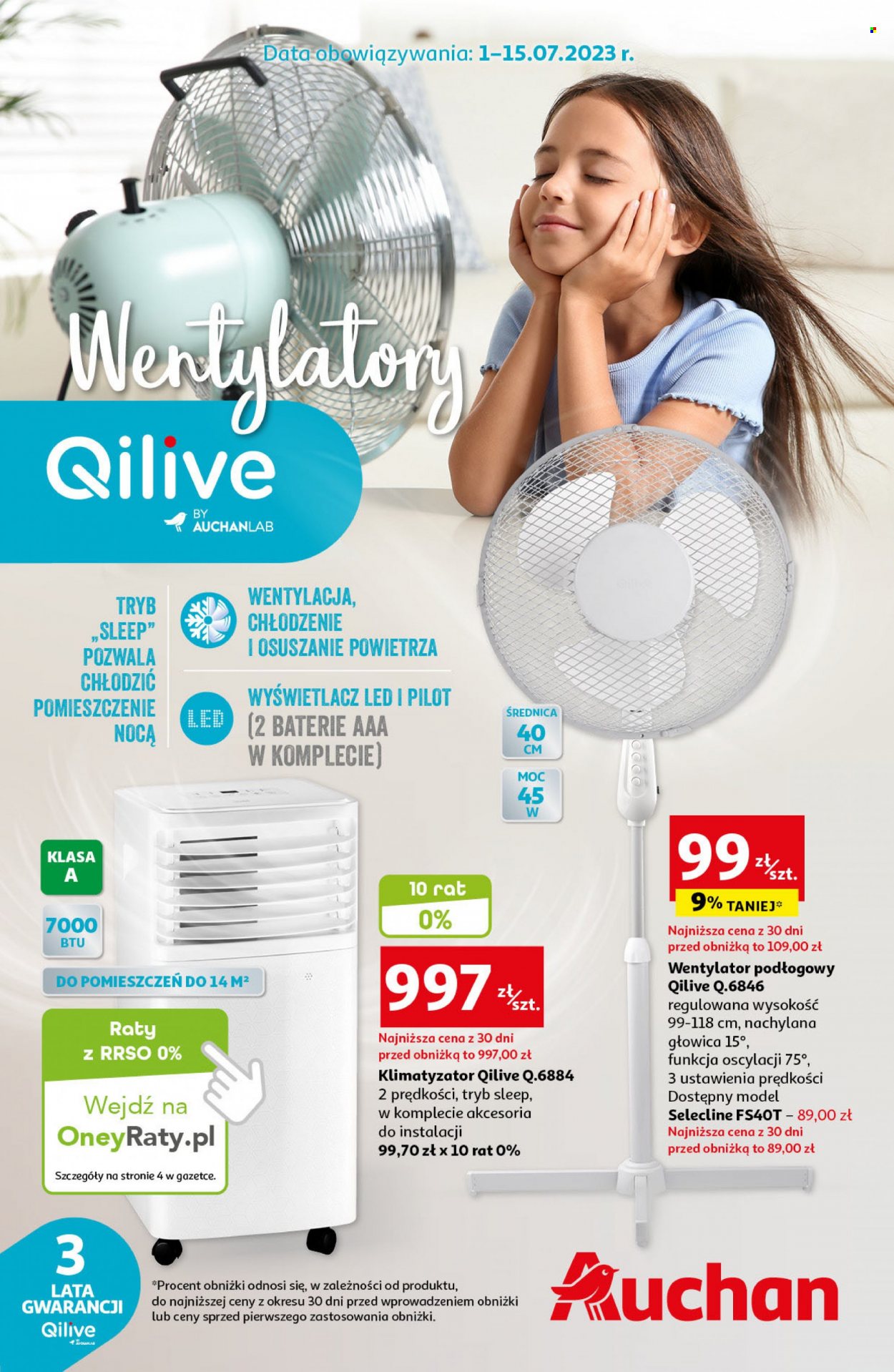 Gazetka Auchan - 1.07.2023 - 15.07.2023. Strona 1