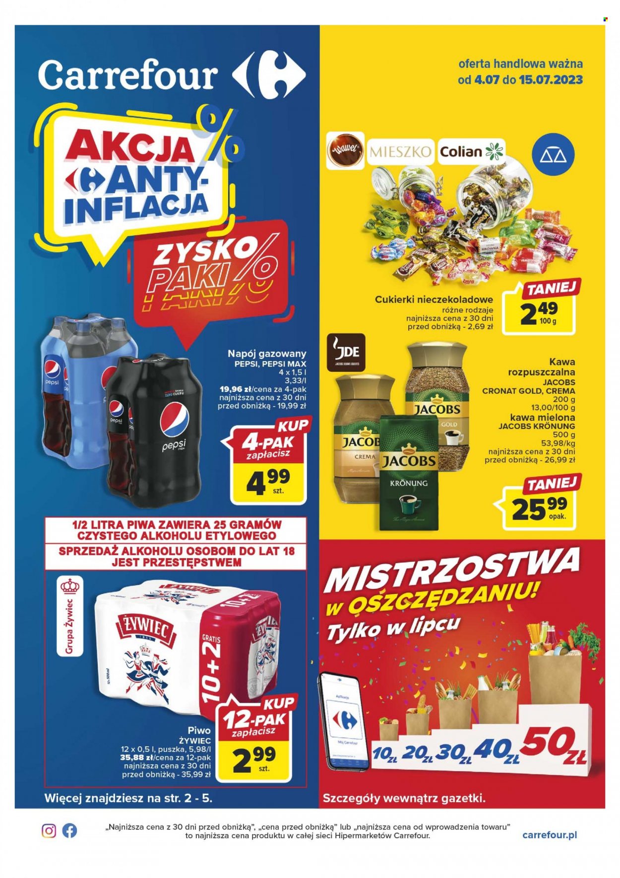 Gazetka Carrefour - 4.07.2023 - 15.07.2023. Strona 1